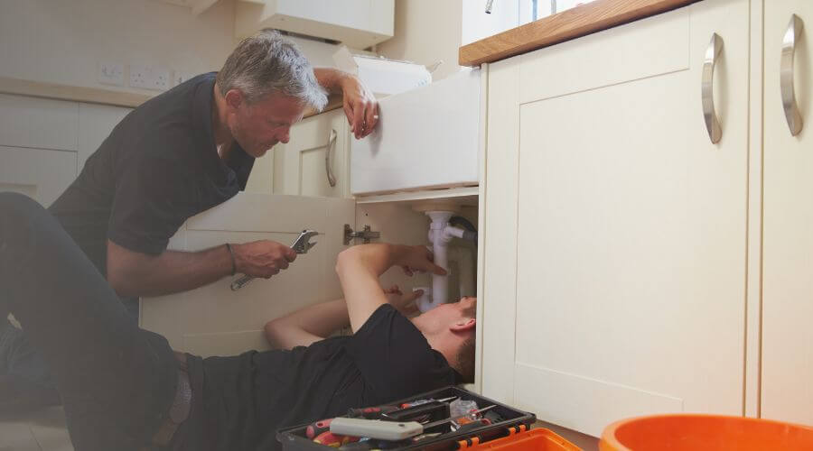 Professional burst pipe repair services in New London, MO